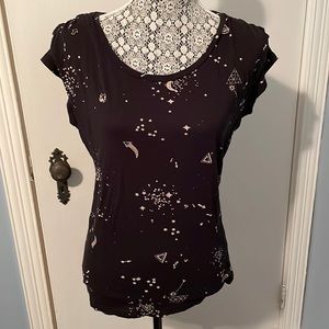Bench ladies comet top in black size Large in UK or US size 10 NWT